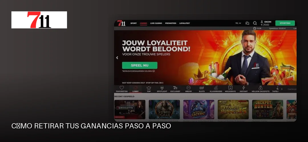 711 Casino promotional banner