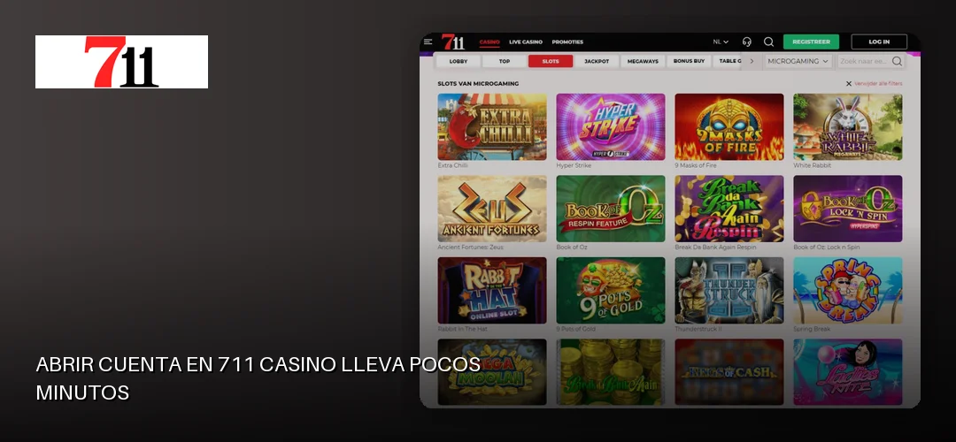 711 Casino promotional banner