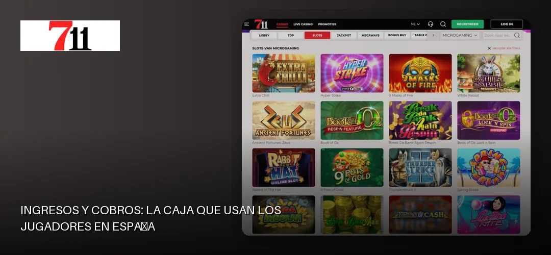 711 Casino promotional banner